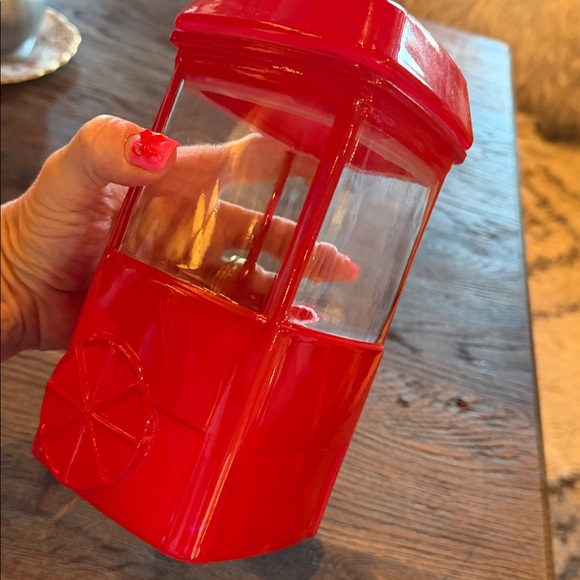 Red Popcorn Machine Shaped Container - Glass - Picture 8 of 9